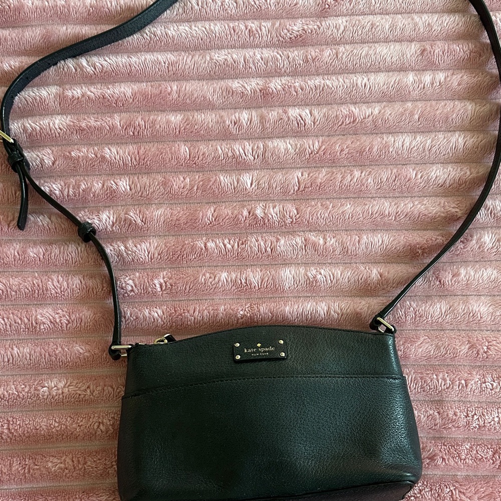 Elegant Black Kate Spade Crossbody Bag
